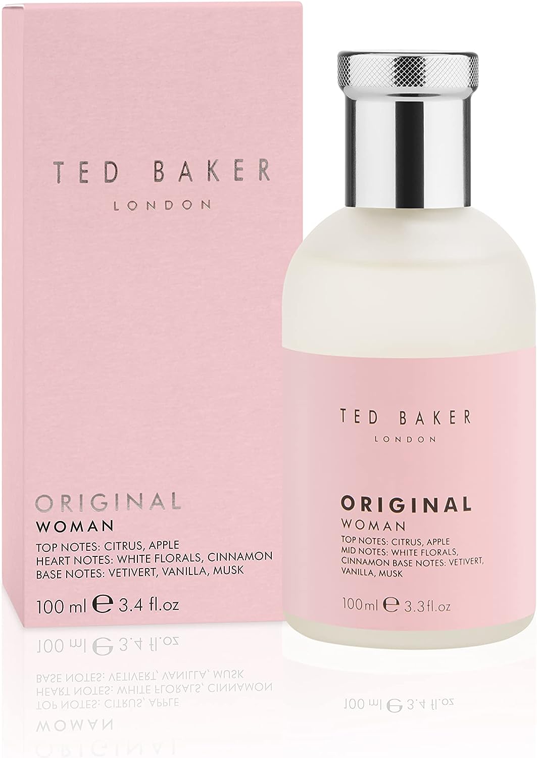 Ted Baker Woman Pink 100ml Eau De Toilette, Clear